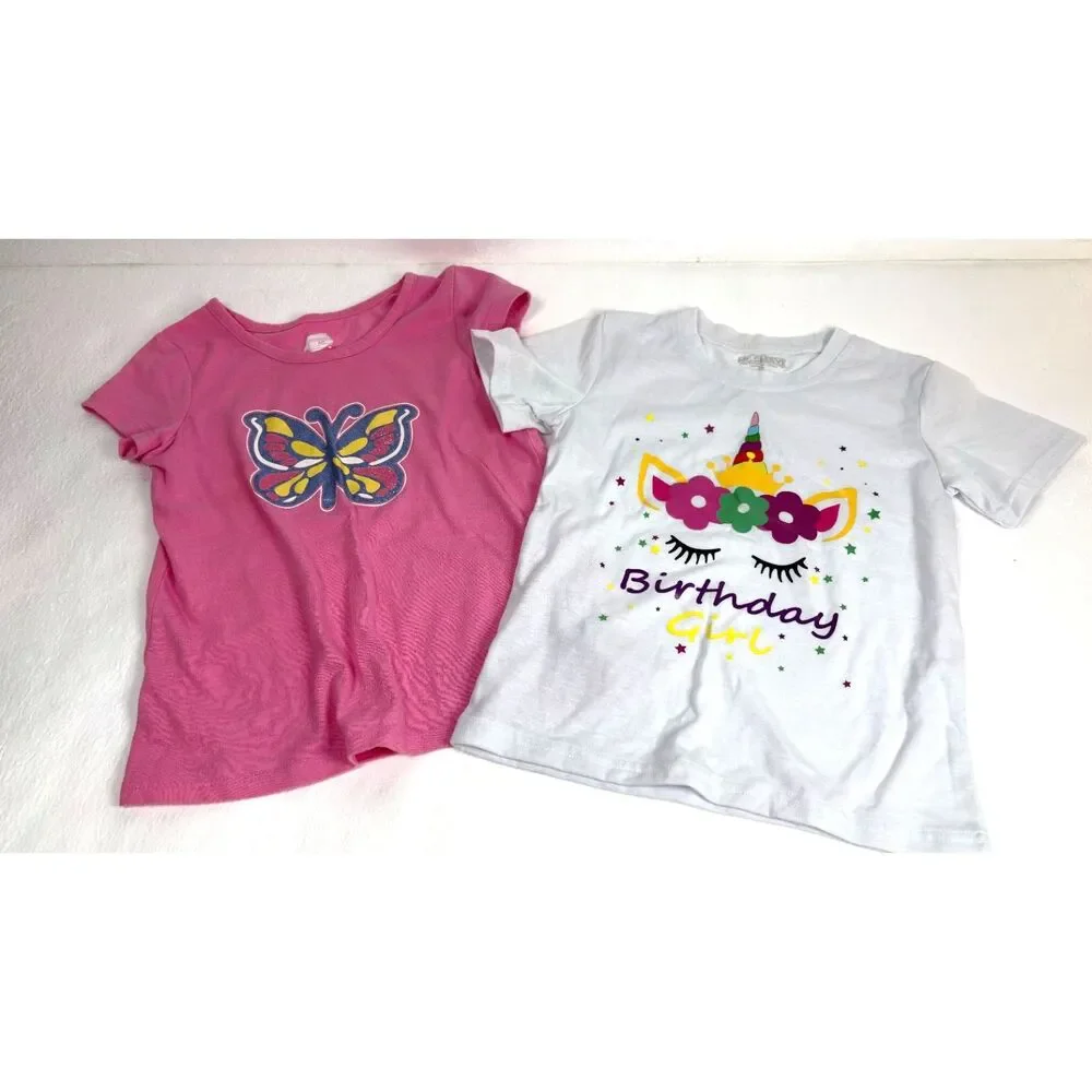 Girls Clothing Bundle Lot Size 5/6 Disney Gymboree Pants Shirts Shorts 14 Pieces